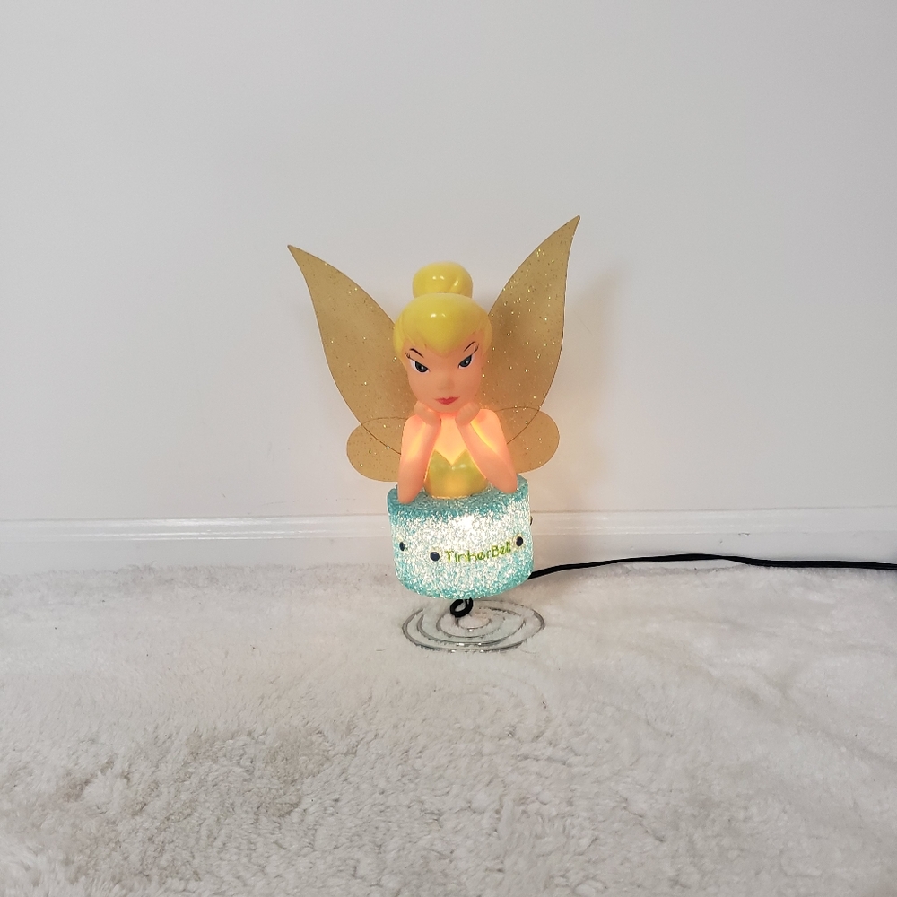 Rare Vintage Disney Tinkerbell Bedside Lamp